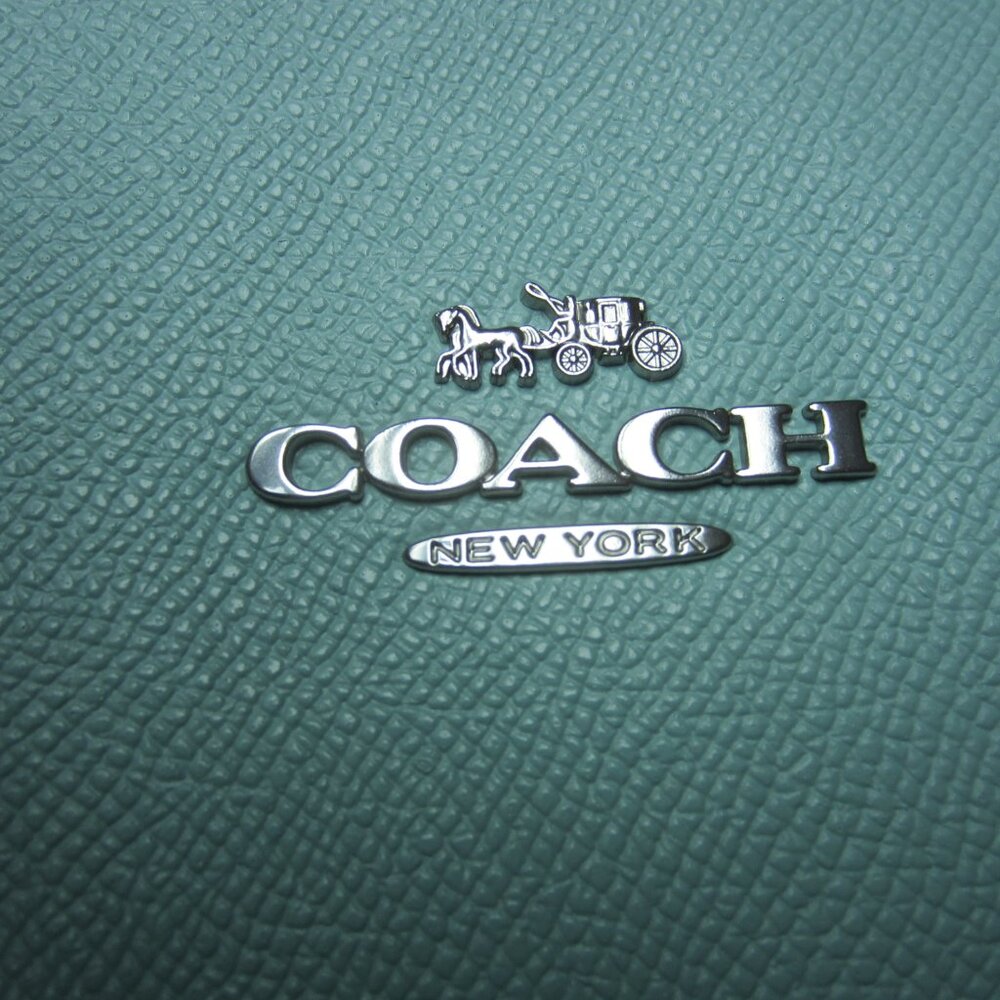 Coach Gallery Tote in Light Teal/Silver - Picture 3 of 7